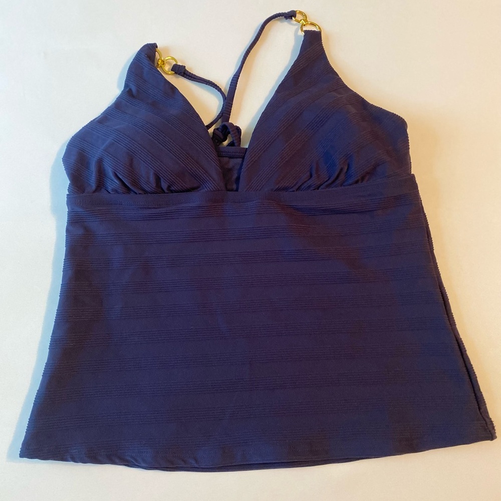 LA BLANCA Linea Costa Halter
Tankini Top‎ Indigo Blue